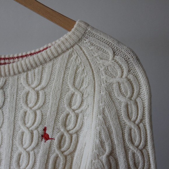 Jack Wills Cable Knit Wool Sweater Small - Picture 4 of 10